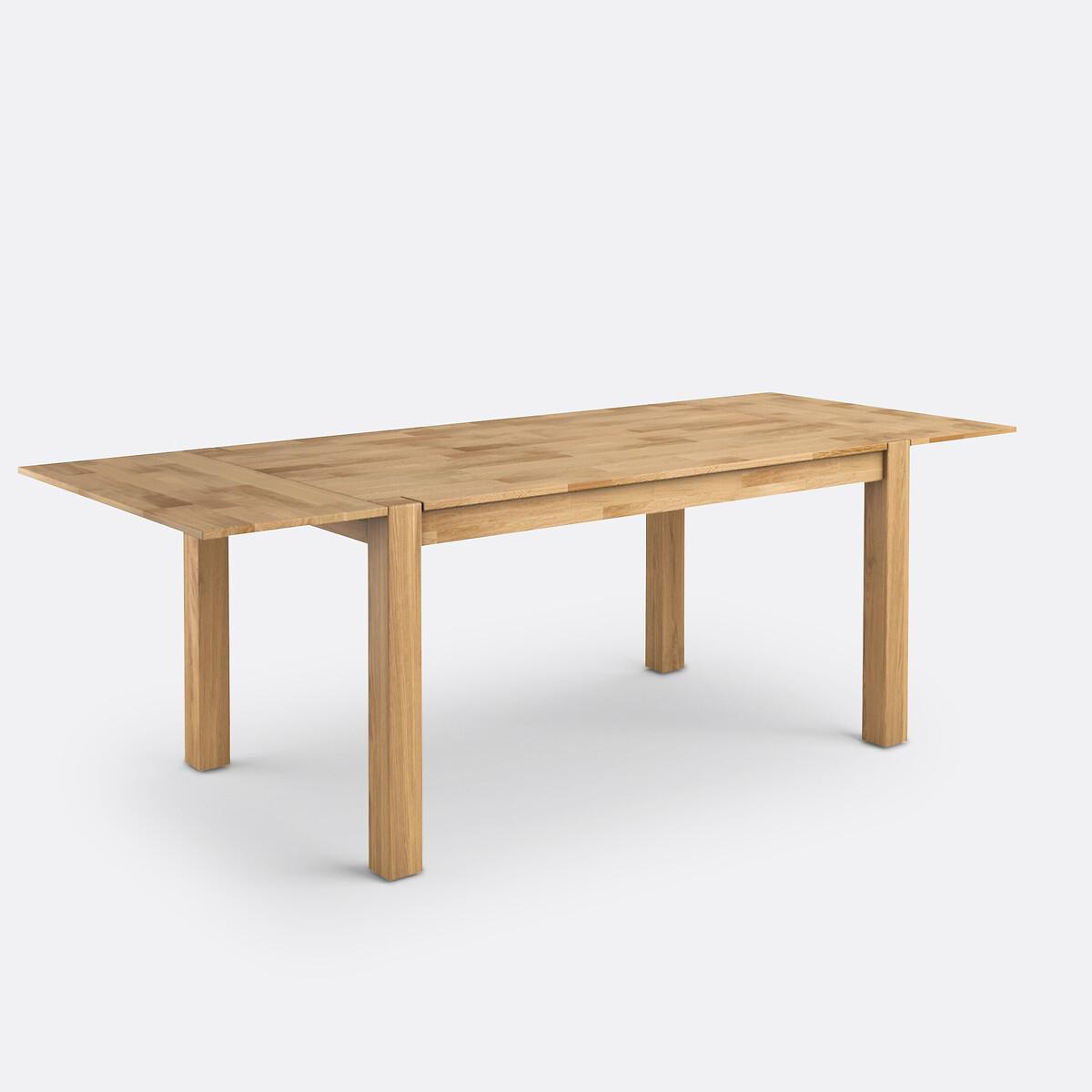 Adelita Oak Dining Table with 2 Extensions – image 4