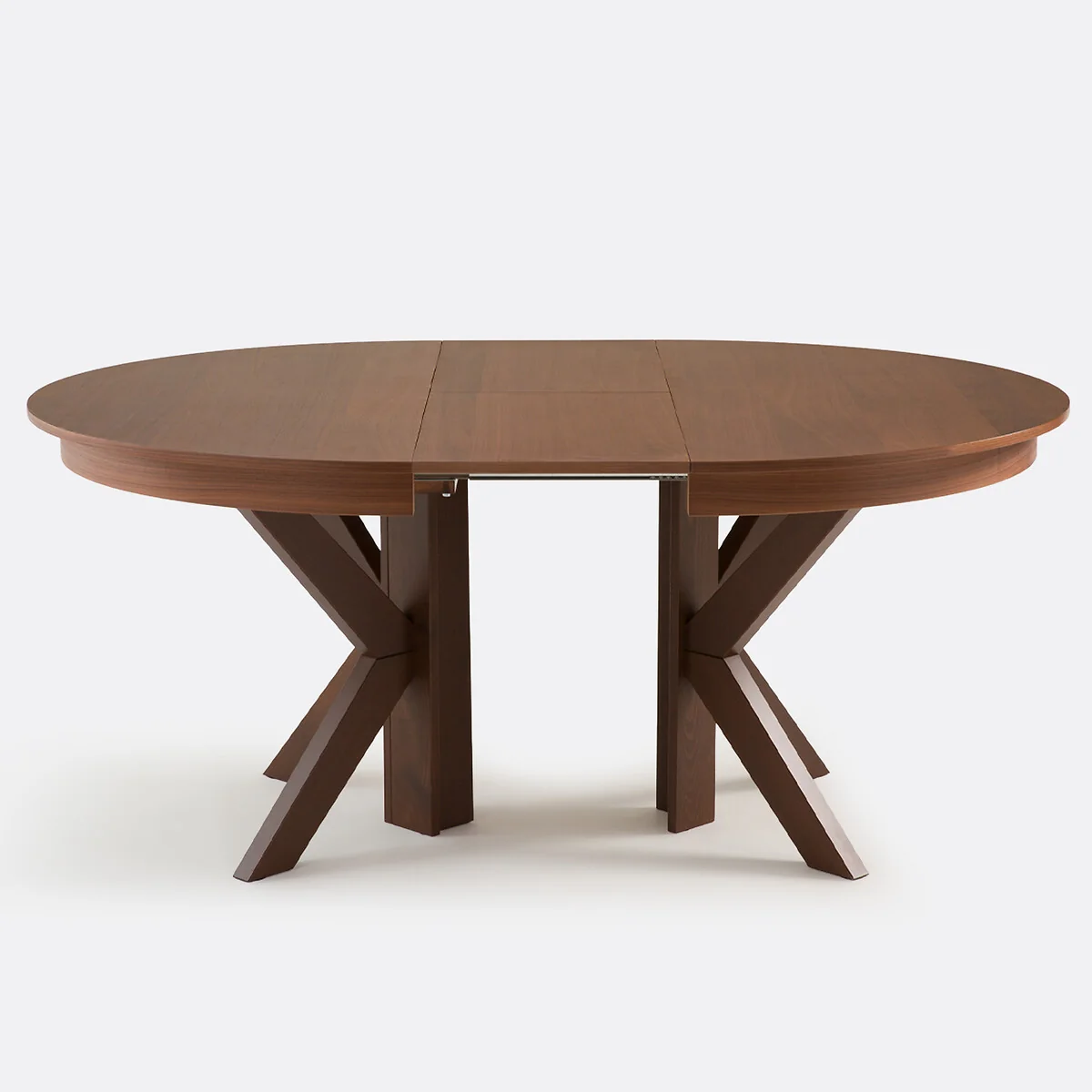 Gosling 6-12 Seater Dining Table in Walnut Veneer and Stained Beech – image 7