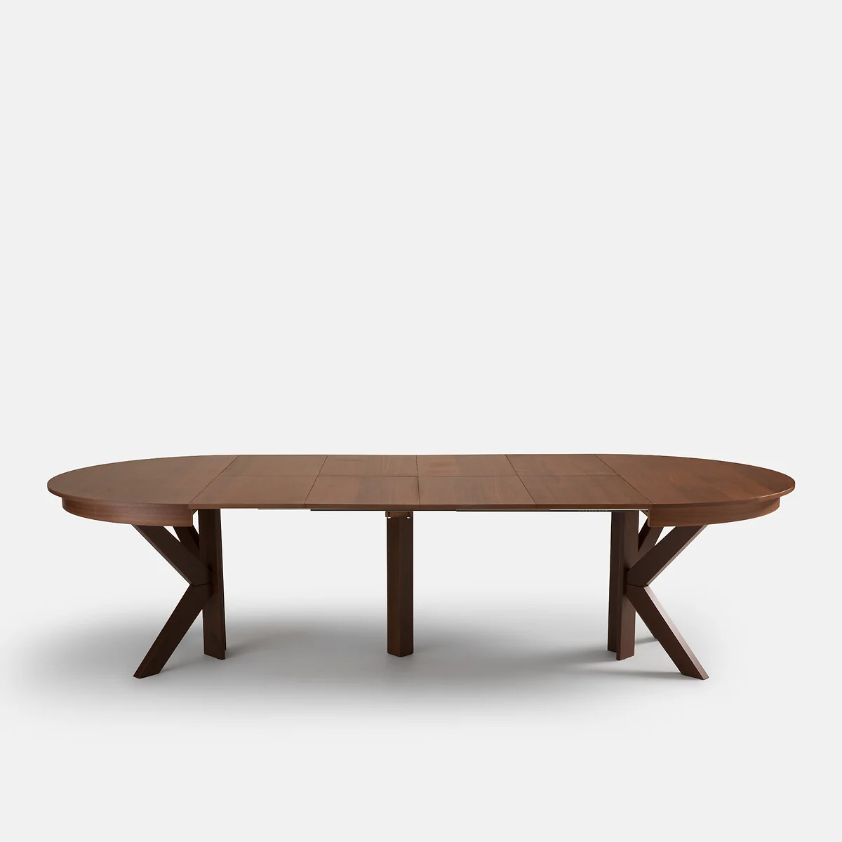 Gosling 6-12 Seater Dining Table in Walnut Veneer and Stained Beech – image 8