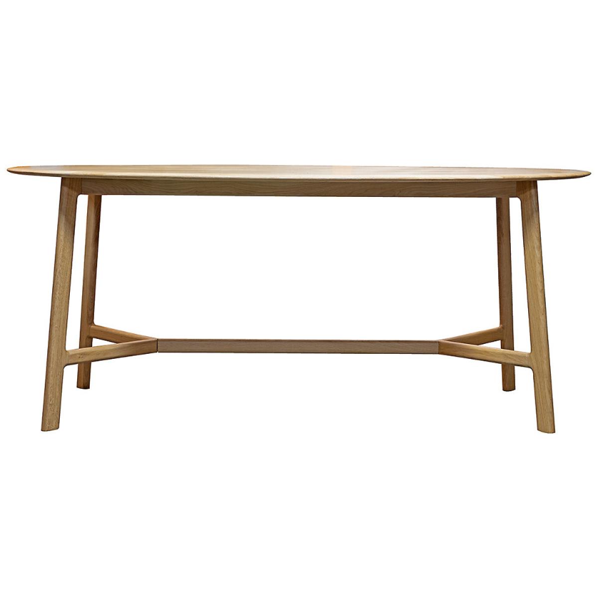 Murwara Oval Oak Dining Table (Seats 6) – image 3
