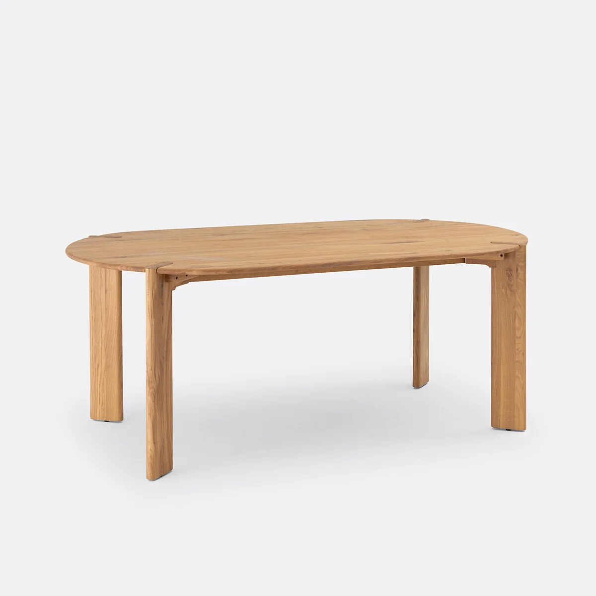 Elmo 6-8 Seater Dining Table in Solid Oak – image 3