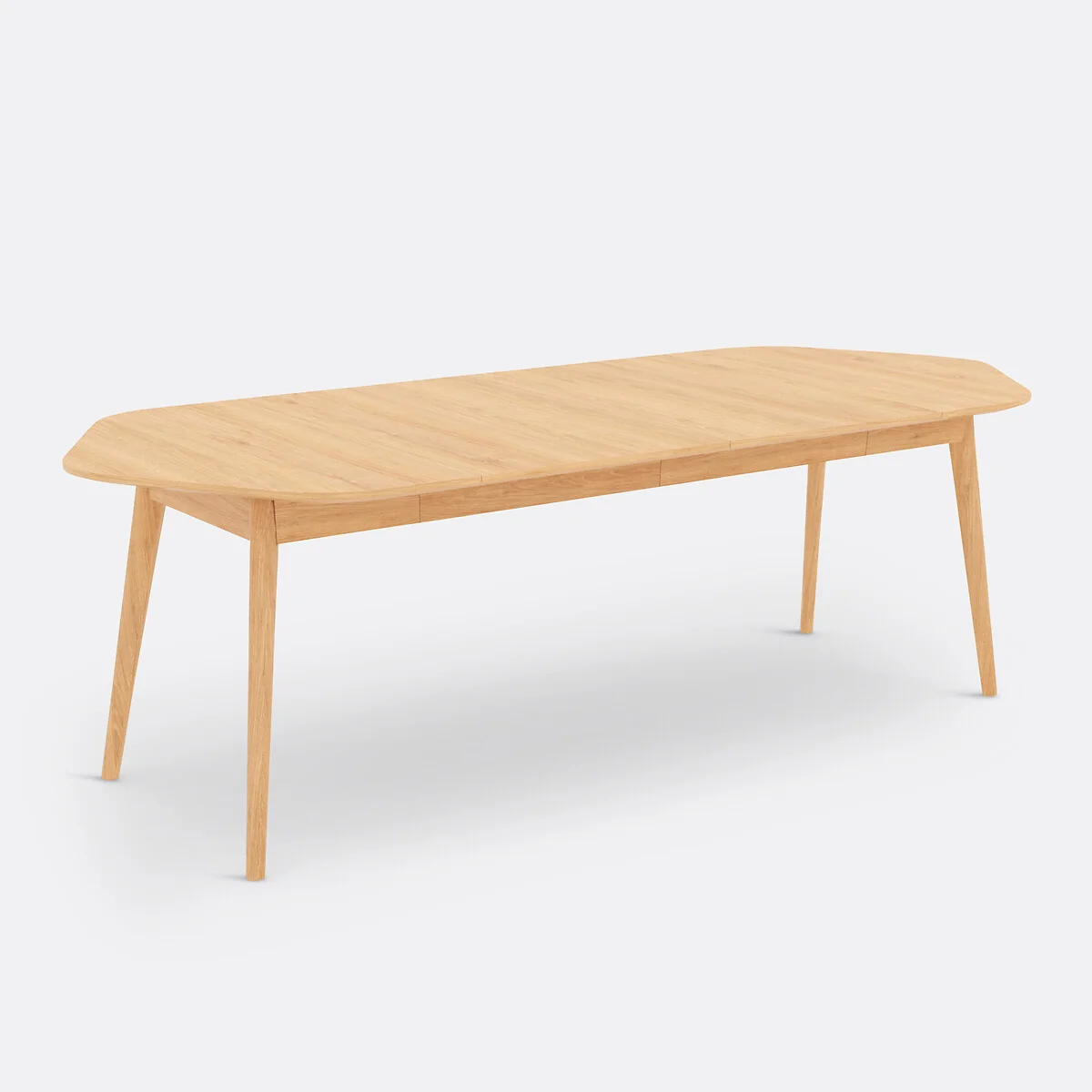 Biface 4-10 Seater Extending Dining Table in Oak and Veneer – image 5