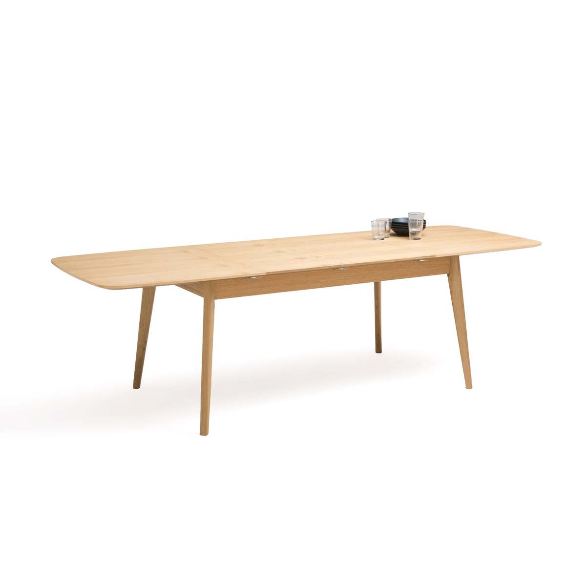 Biface Extendable Dining Table in Oak, Seats 4/8 – image 4