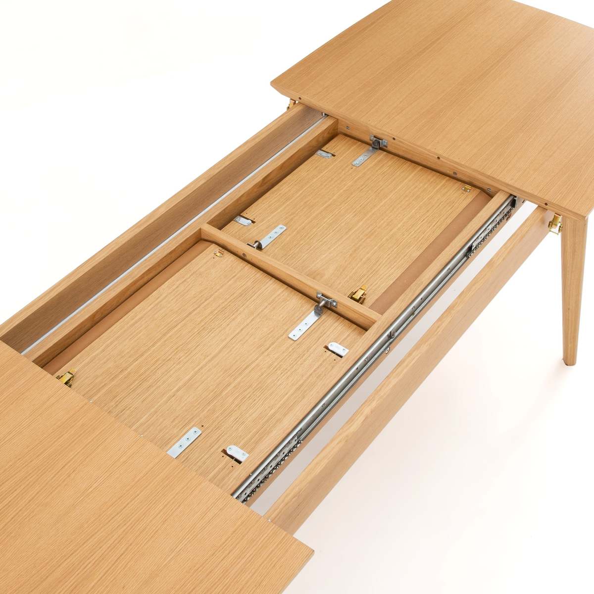 Biface Extendable Dining Table in Oak, Seats 4/8 – image 6