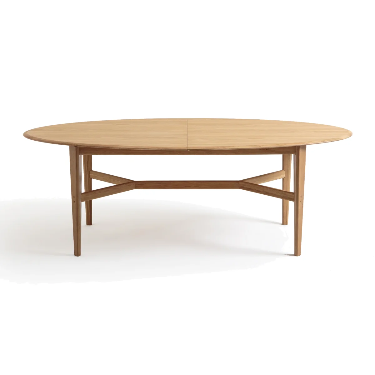 Tadame Solid Oak Extendable Dining Table (Seats 10) – image 1