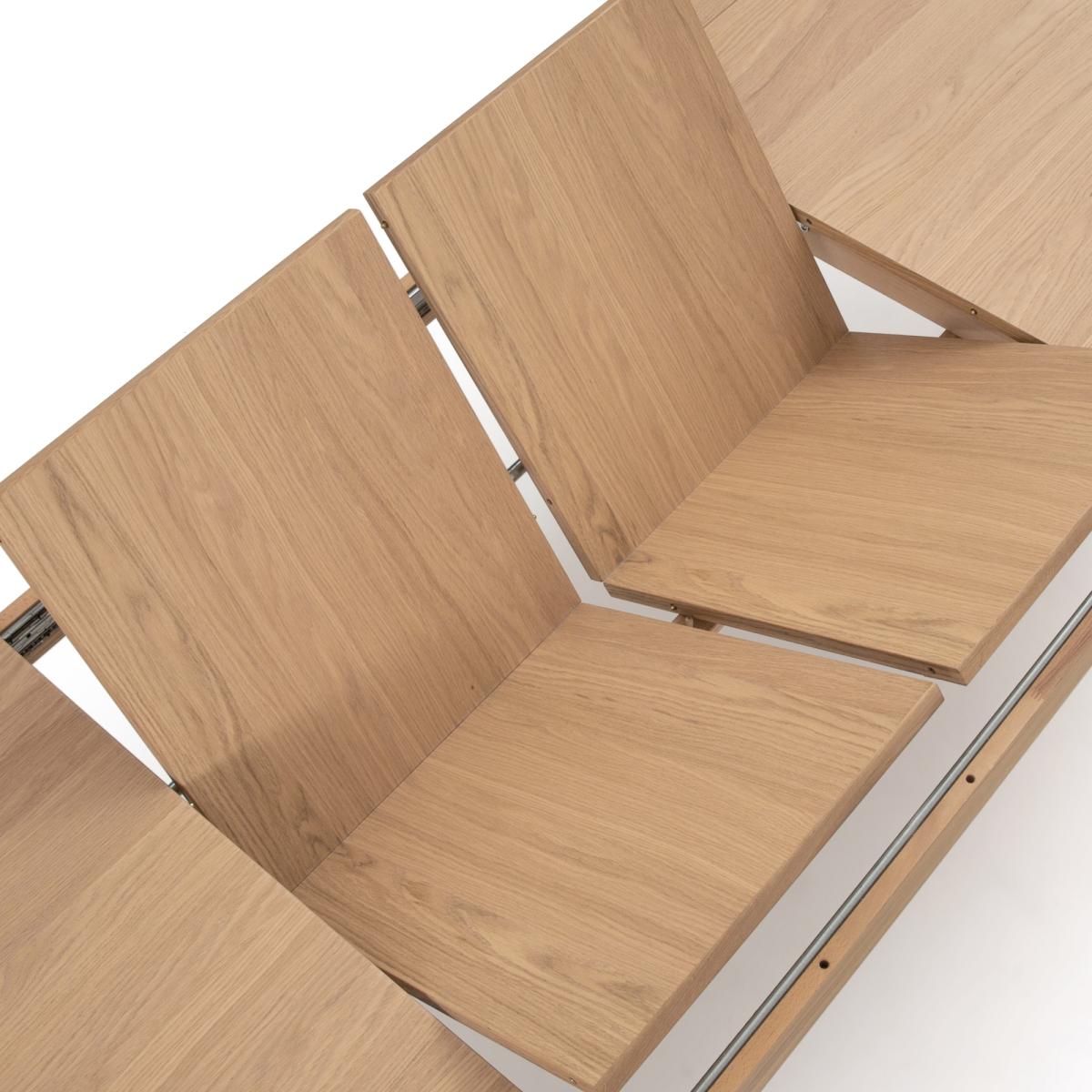 Pully Extendable Oak Veneer Dining Table (Seats 6-10) – image 7