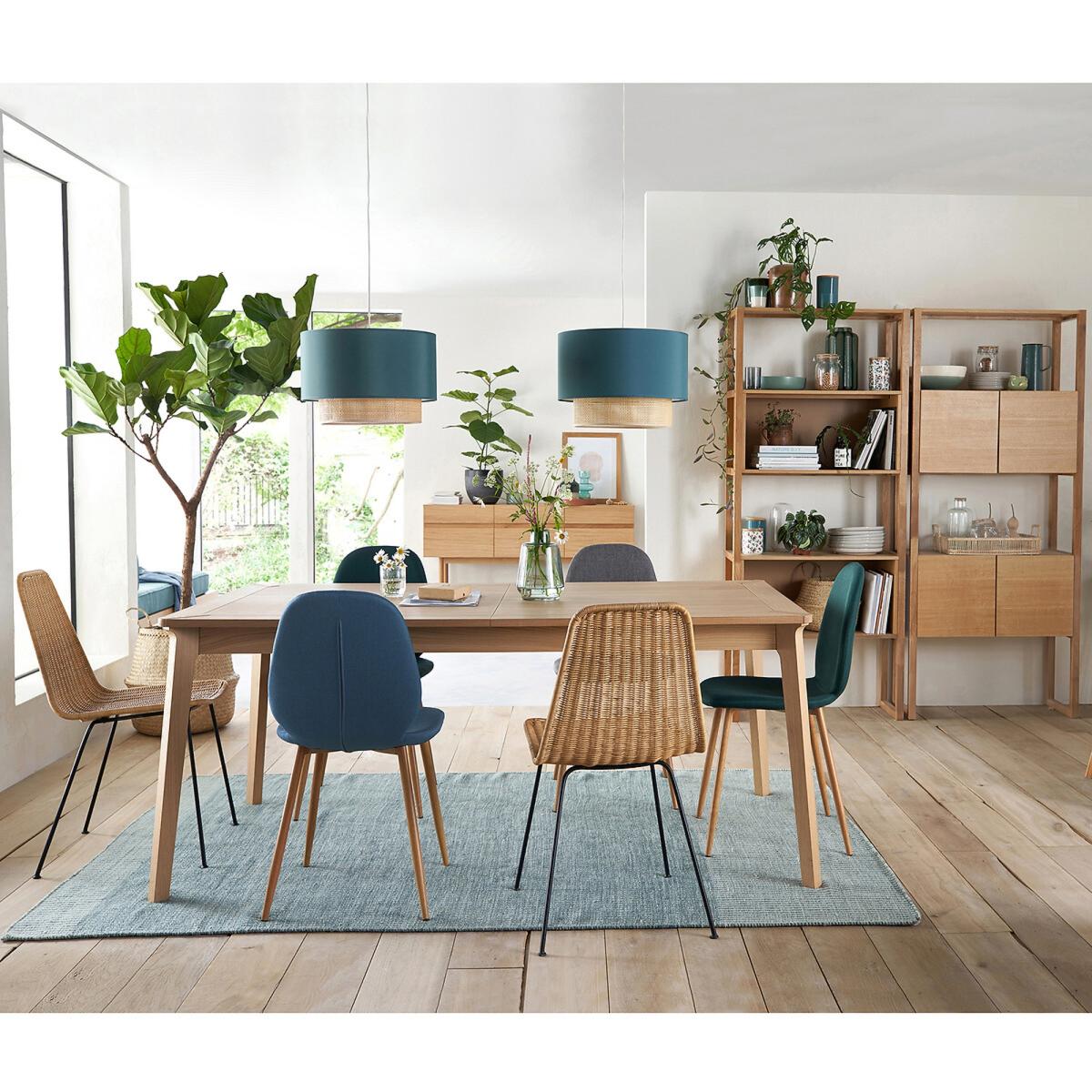 Pully Extendable Oak Veneer Dining Table (Seats 6-10) – image 9