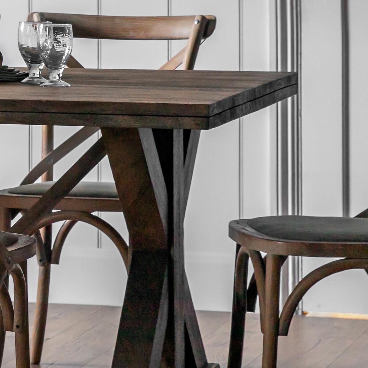 Guntur Farmhouse Style Mango Wood Dining Table (Seats 8) – image 2