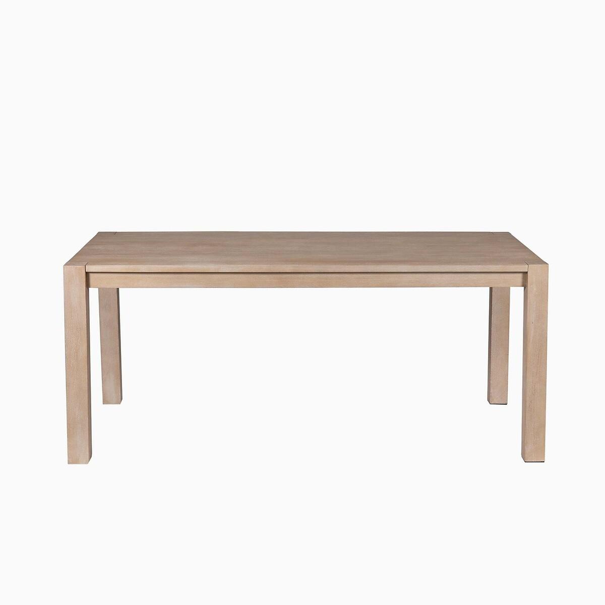 Emery Minimalise Natural Wood Dining Table (Seats 6) – image 2