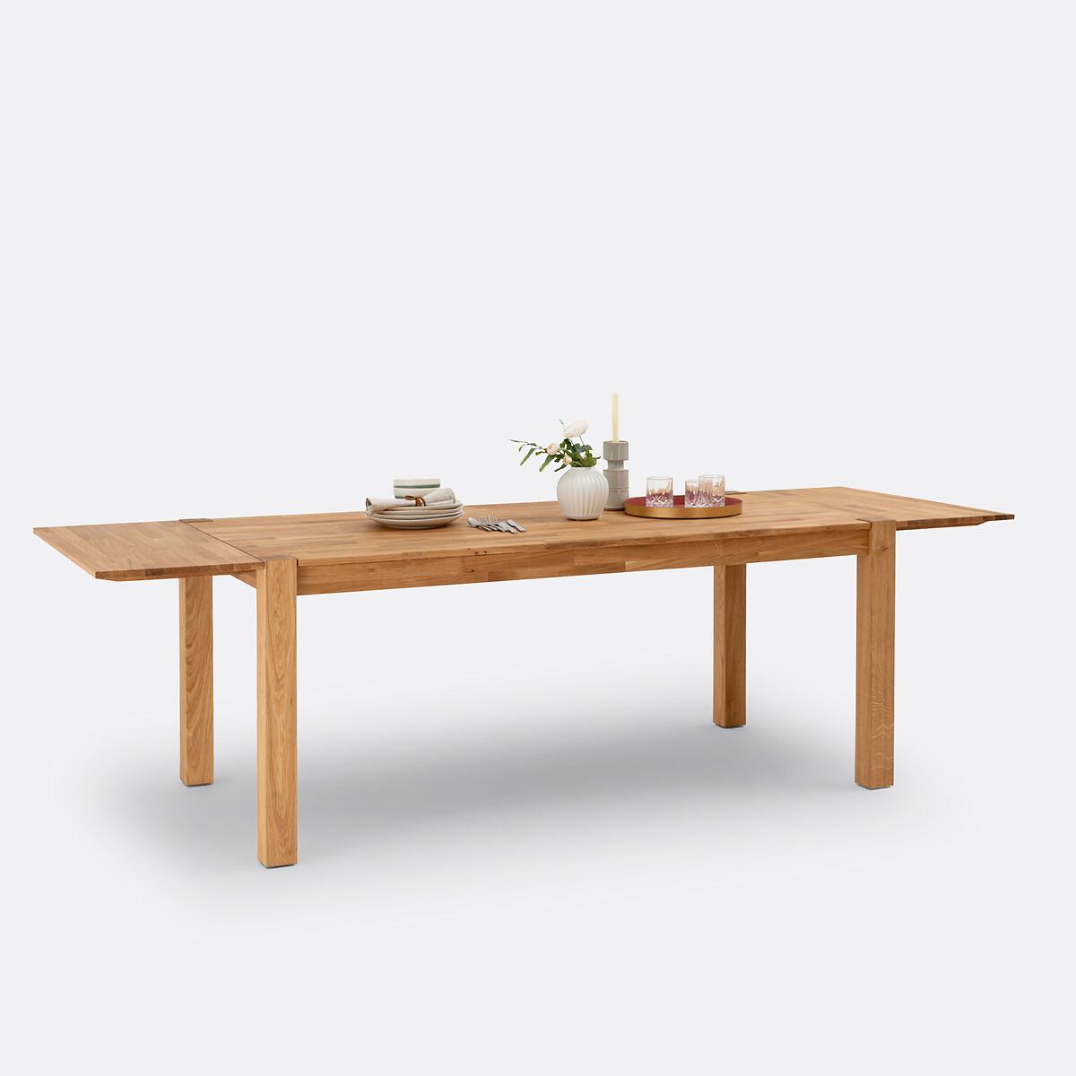 Adelita Oak Dining Table with 2 Extensions (Seats 6-10) – image 6