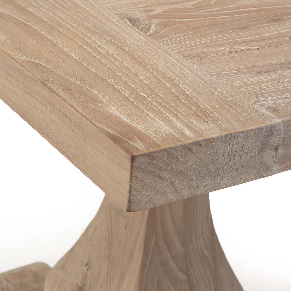 LORETTE Classic Solid Elm Dining Table (Seats 8 or 10) – image 5