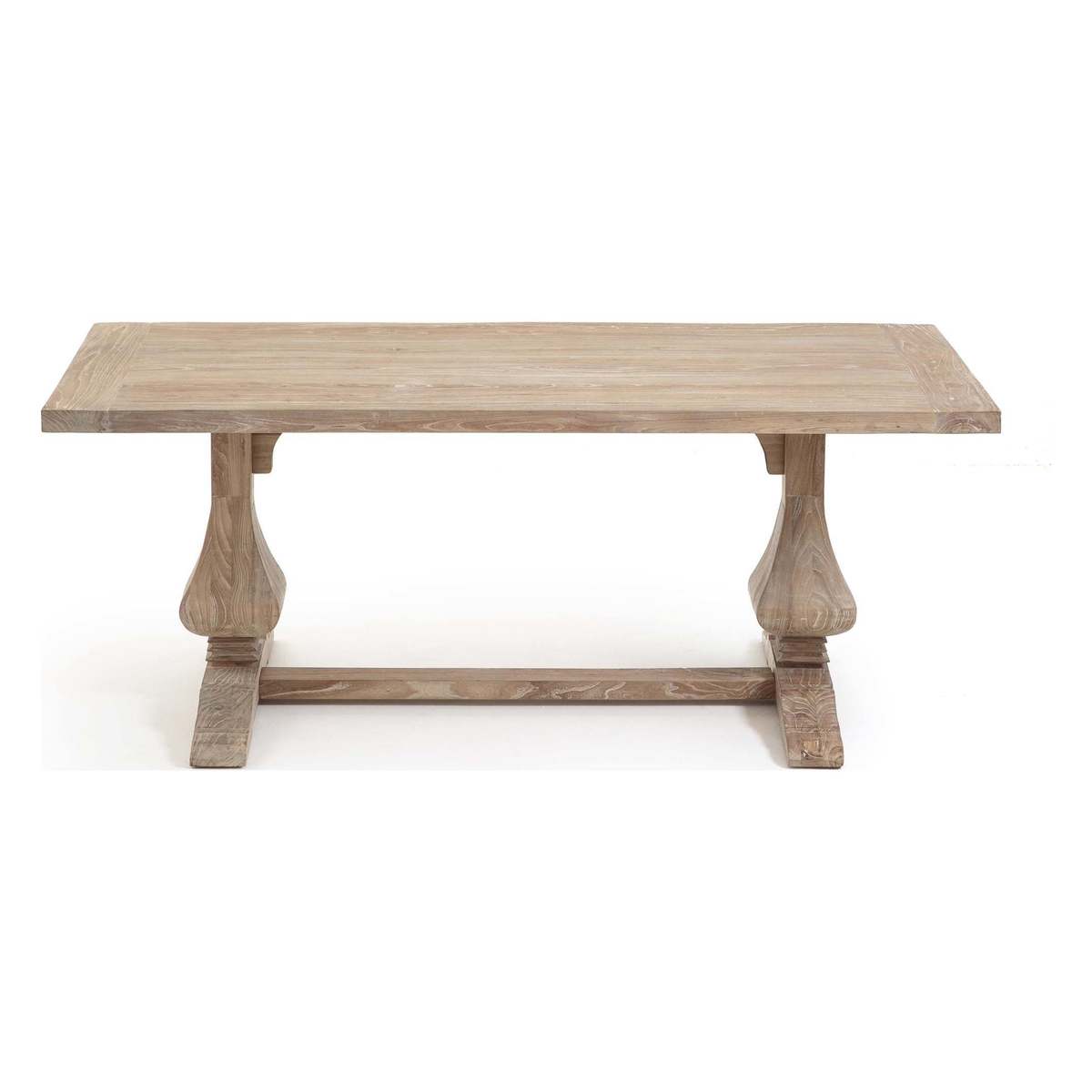 LORETTE Classic Solid Elm Dining Table (Seats 8 or 10) – image 2