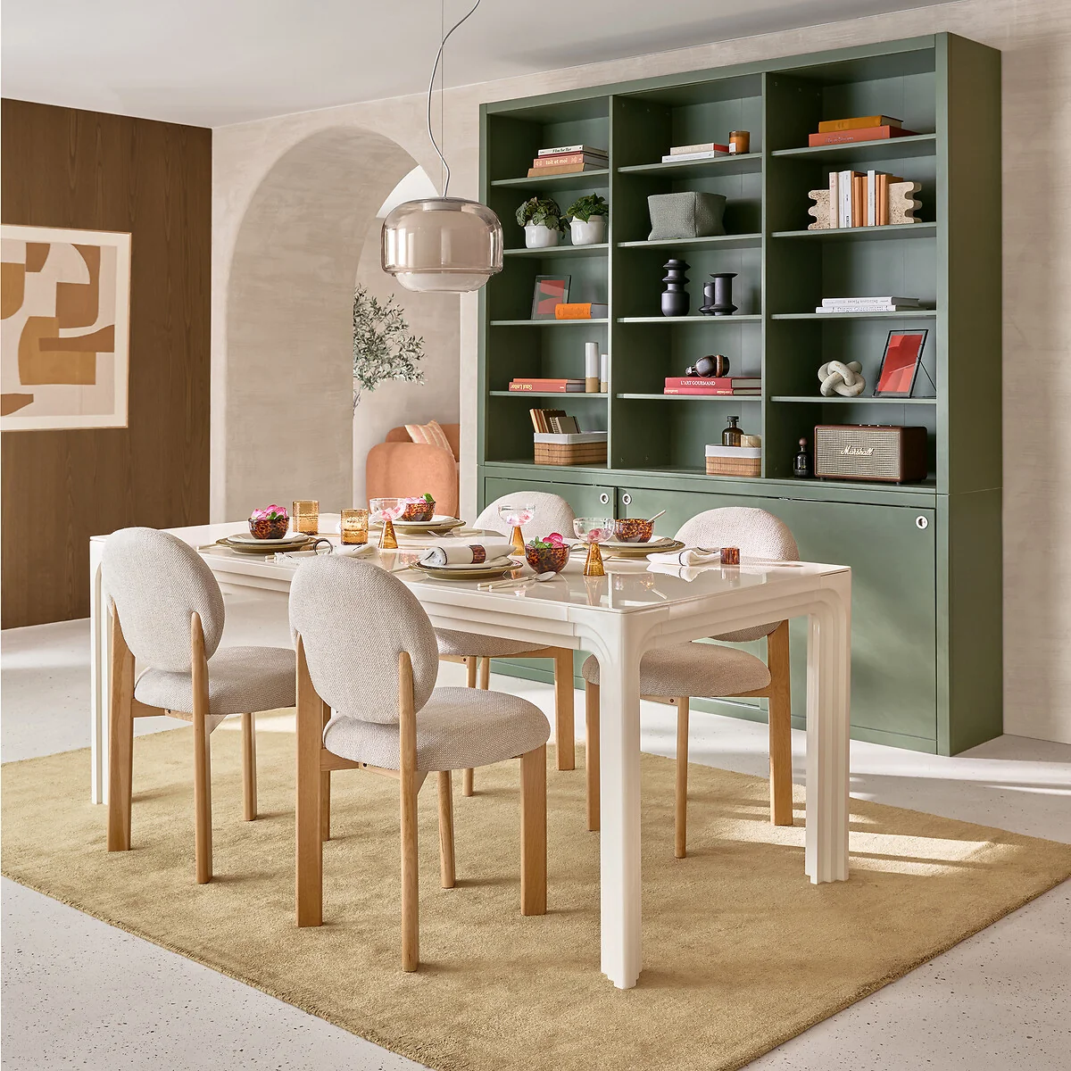 Liora 6-8 Seater Dining Table with Lacquer Finish – image 2