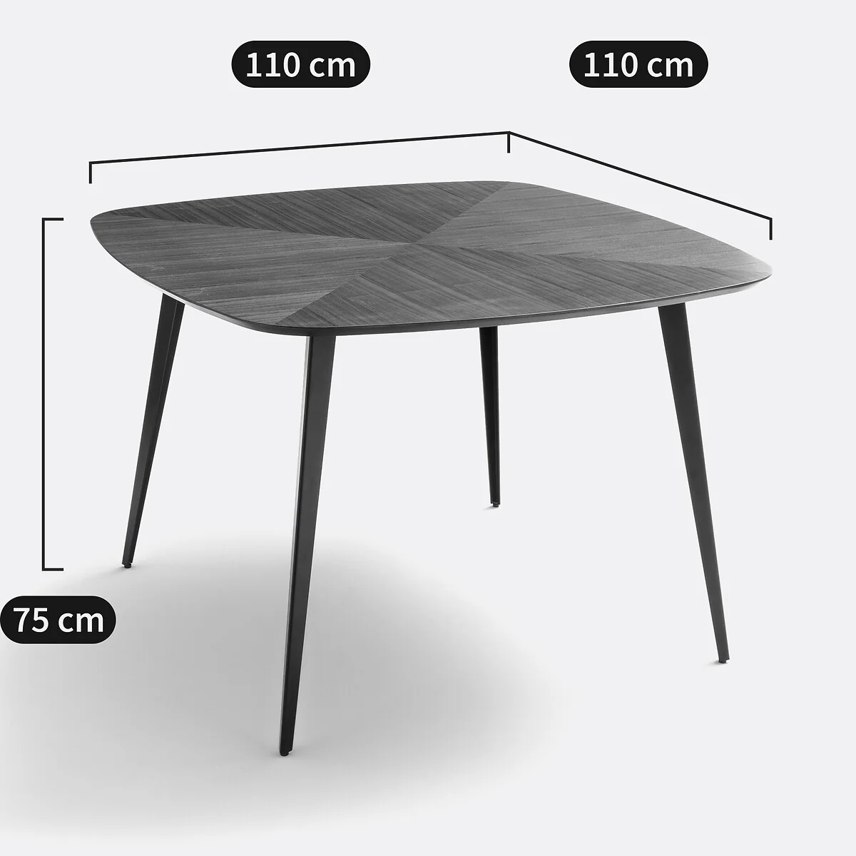 Watford 4-Seater Dining Table with Vintage Marquetry – image 5