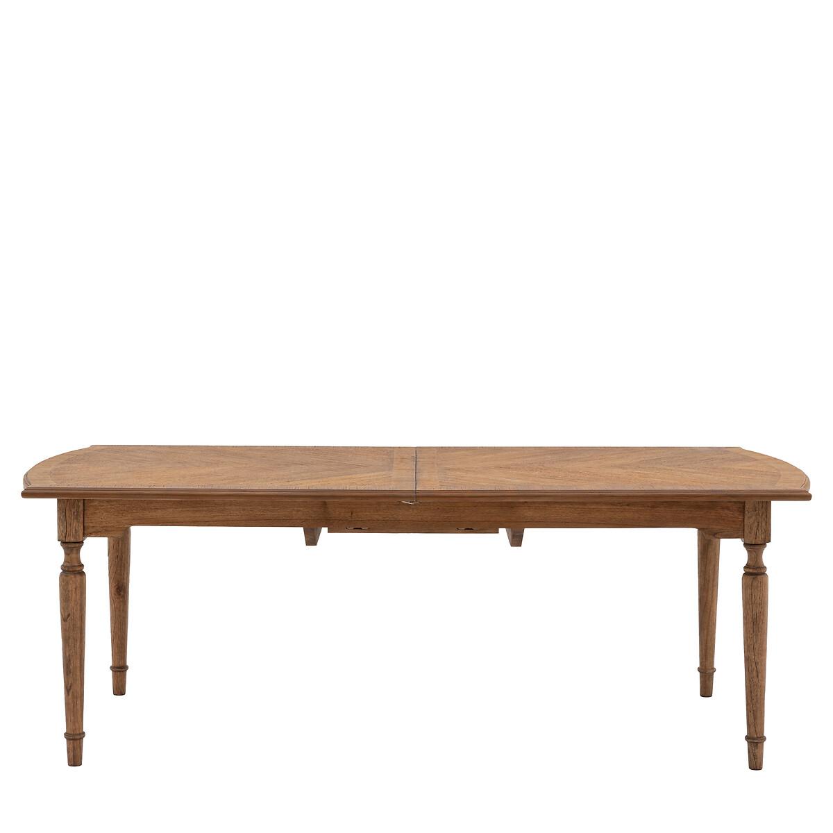 Hayes Vintage Inlaid Wood Extending Dining Table (Seats 6-8) – image 2
