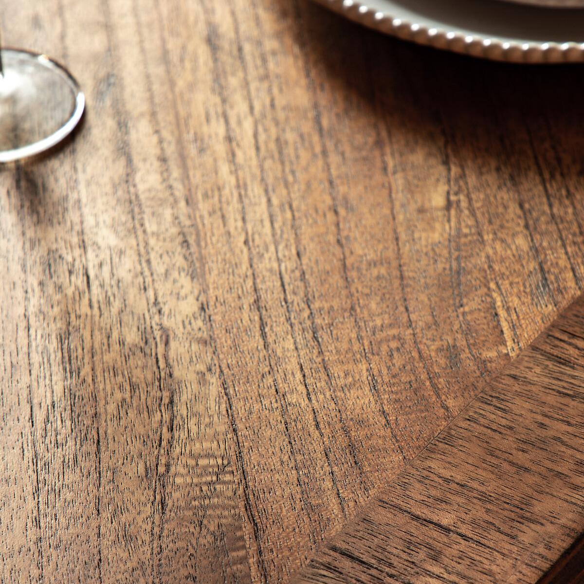 Hayes Vintage Inlaid Wood Extending Dining Table (Seats 6-8) – image 3