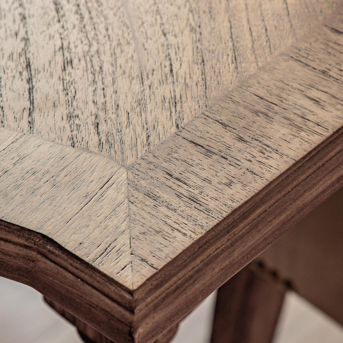 Hayes Vintage Inlaid Wood Extending Dining Table (Seats 6-8) – image 4