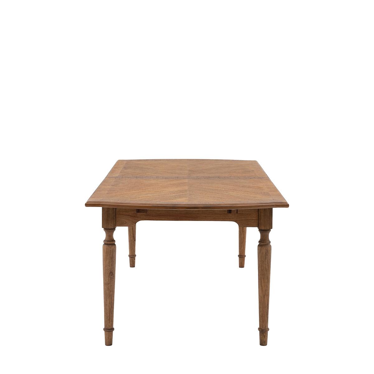 Hayes Vintage Inlaid Wood Extending Dining Table (Seats 6-8) – image 6