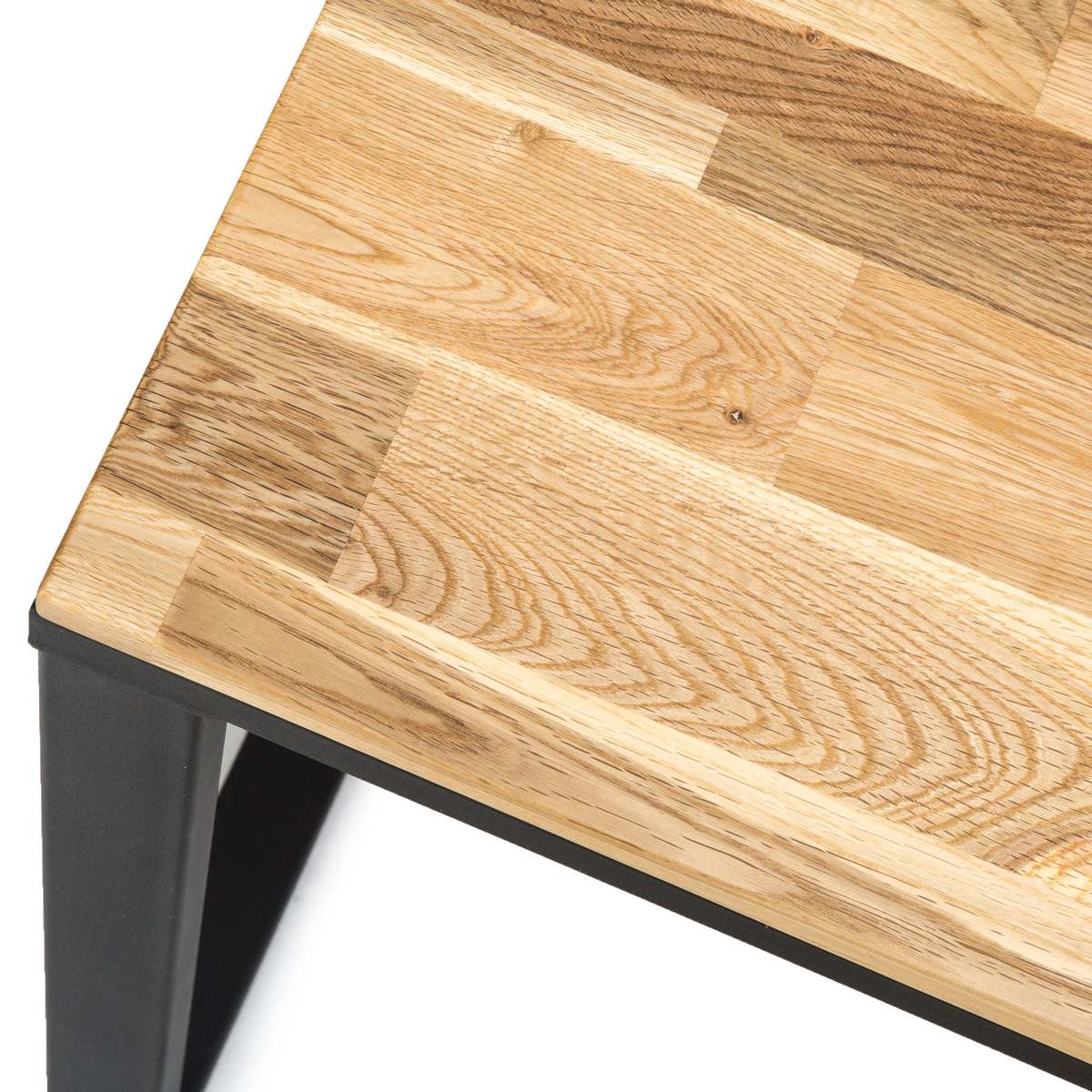 Hiba Dining Table in Oak/Steel, Up to 8 Covers. – image 4