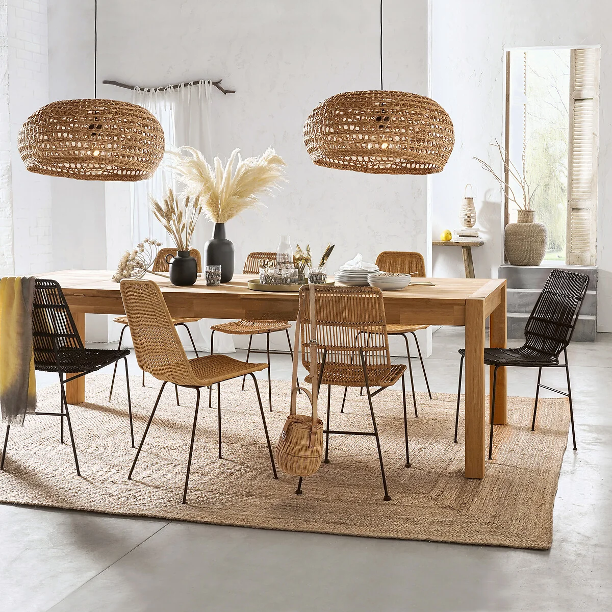 Adelita 6-12 Seater Extending Oak Dining Table – image 2