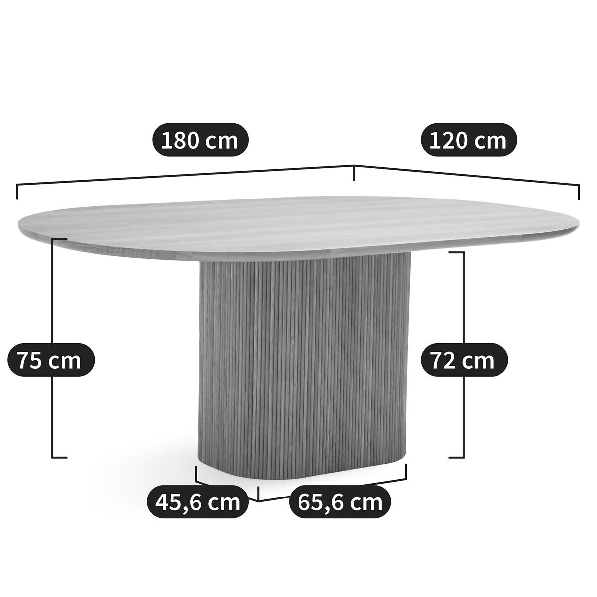 Tamula Oak Veneer Dining Table (Seats 6-8) – image 8