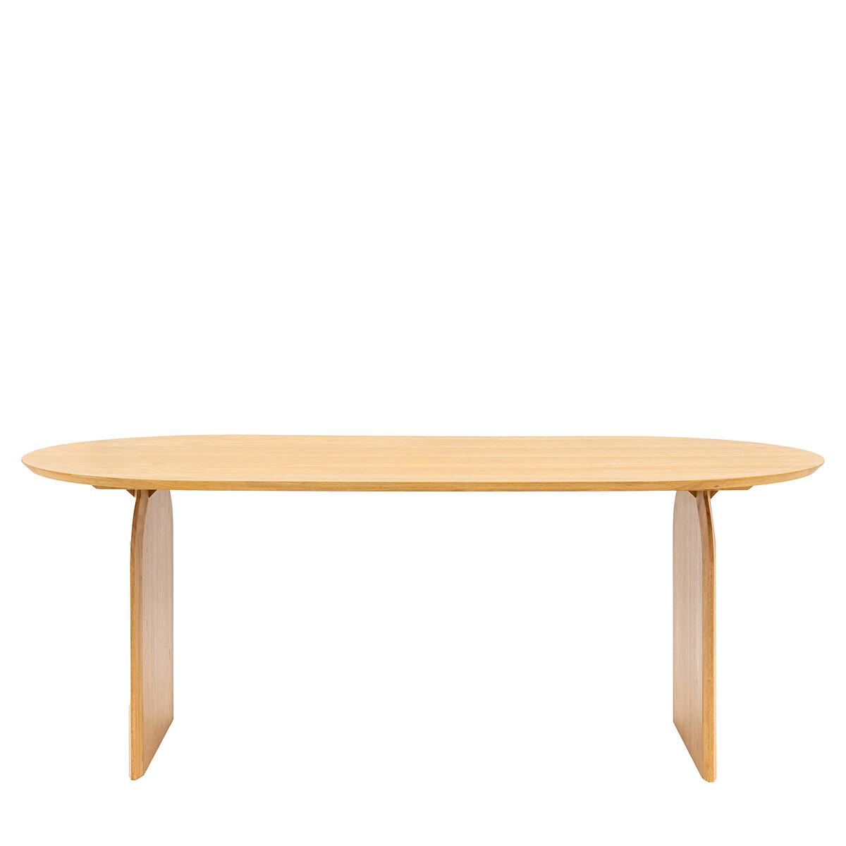 Garner Curve Oak Oval Dining Table (Seats 4) – image 2