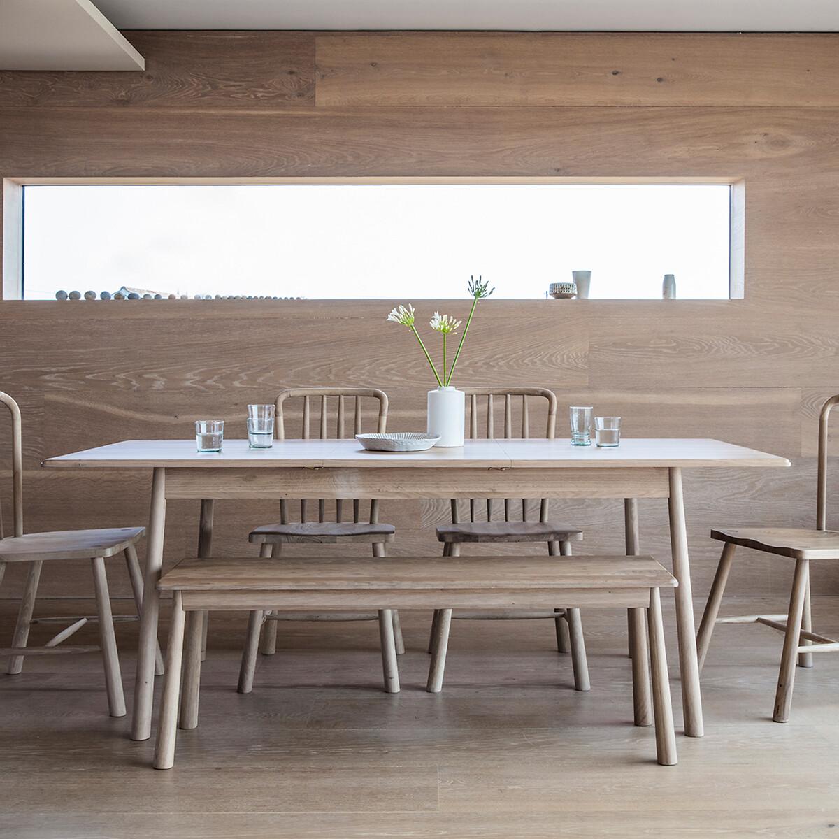 Uttara Scandi Oak Extendable Dining Table (Seats 6-8) – image 2