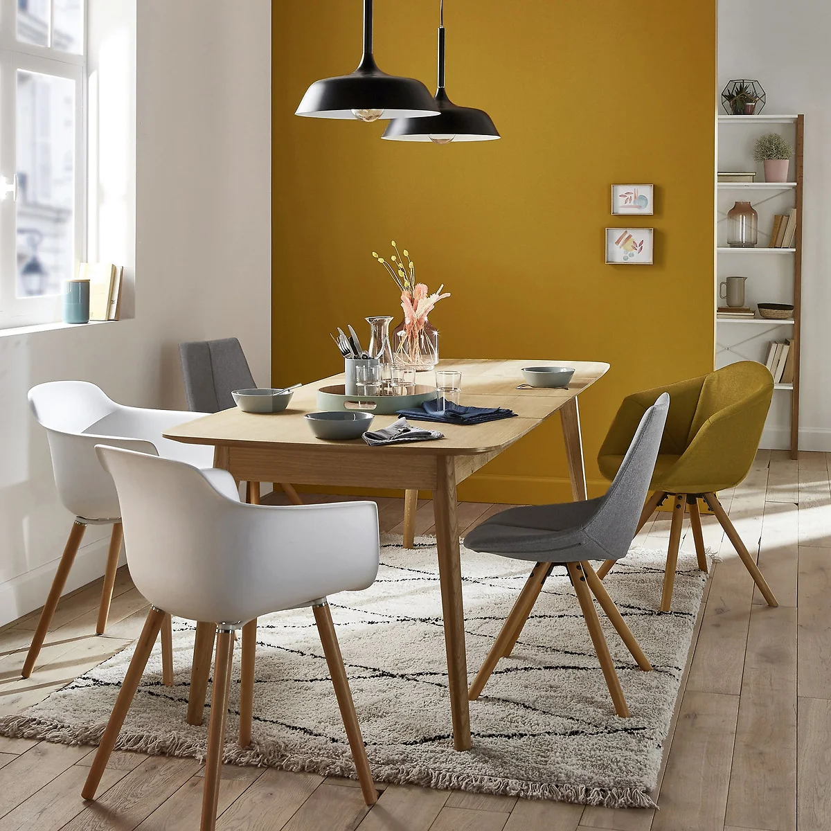 Biface 4-10 Seater Extending Dining Table in Oak Veneer – image 2