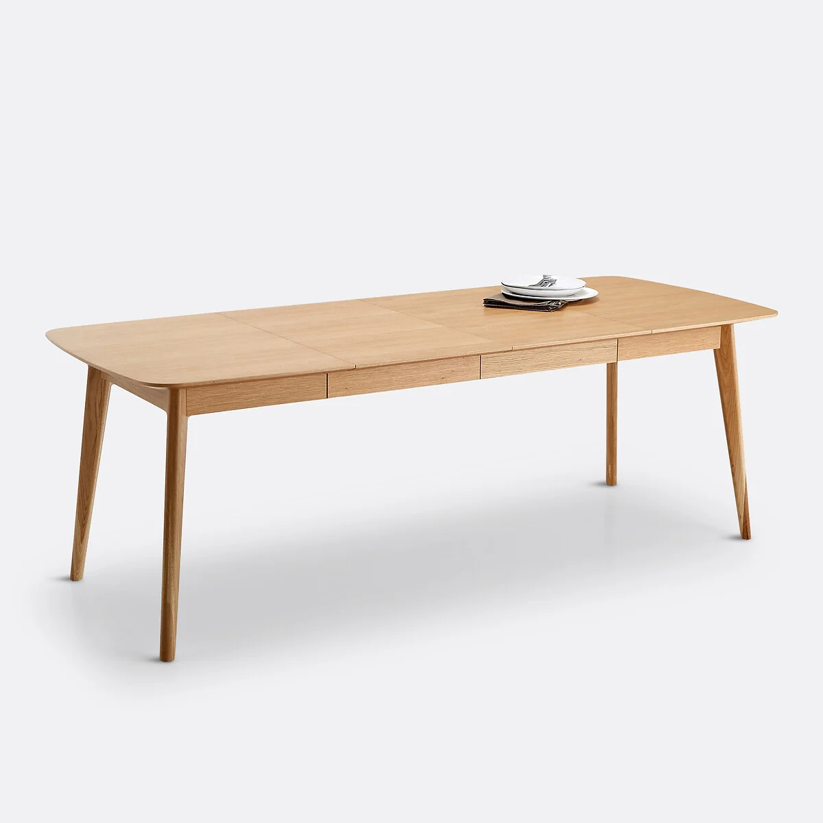 Biface 4-10 Seater Extending Dining Table in Oak Veneer – image 5