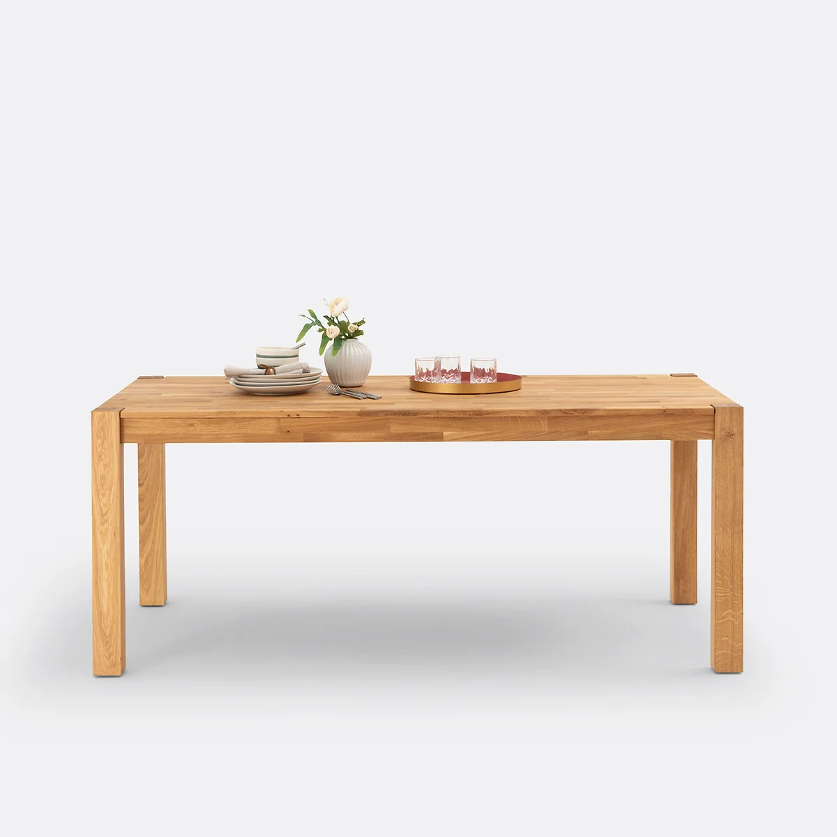 Adelita 6-10 Seater Extending Oak Dining Table – image 5