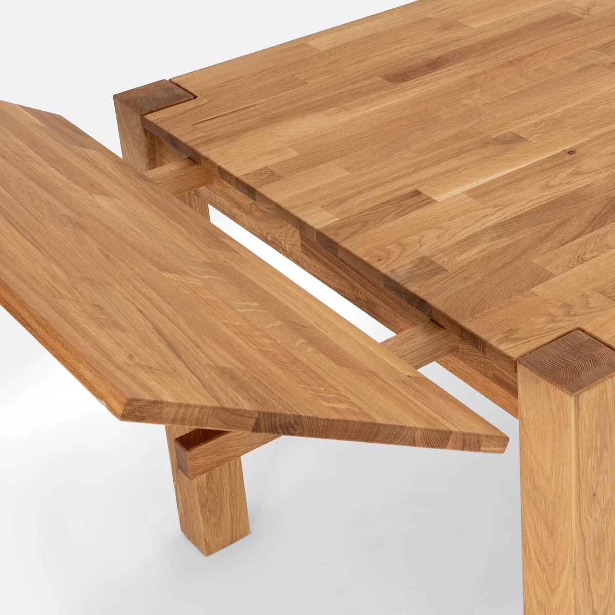 Adelita 6-10 Seater Extending Oak Dining Table – image 8