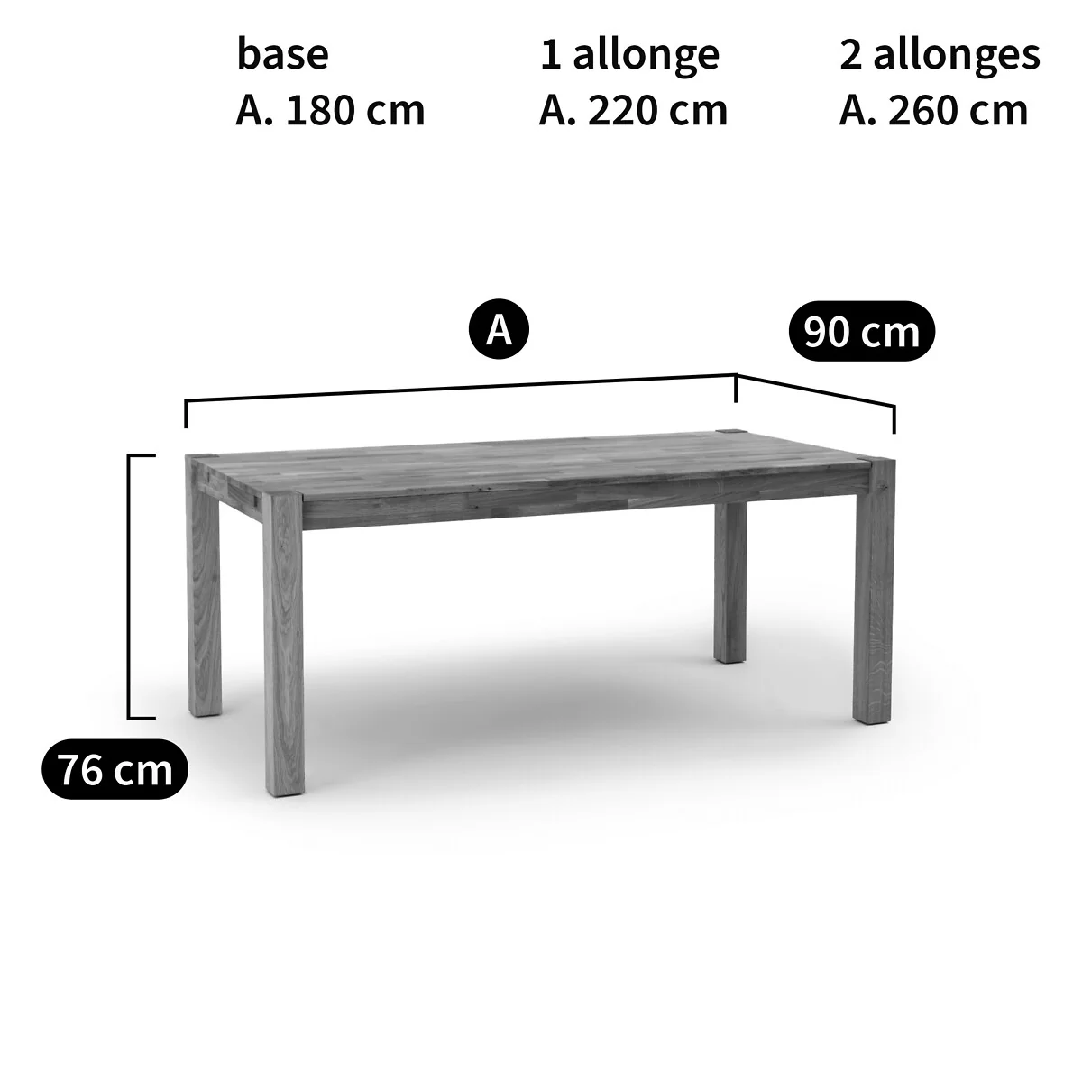 Adelita 6-10 Seater Extending Oak Dining Table – image 10