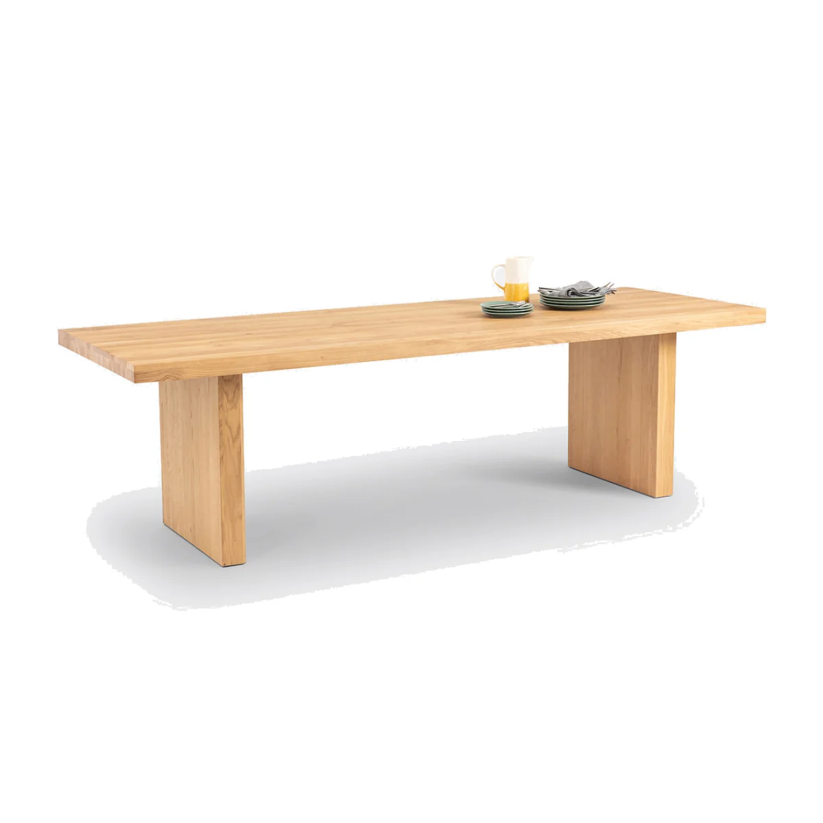 Vova 8-10 Seater Dining Table in Solid Oak – image 1
