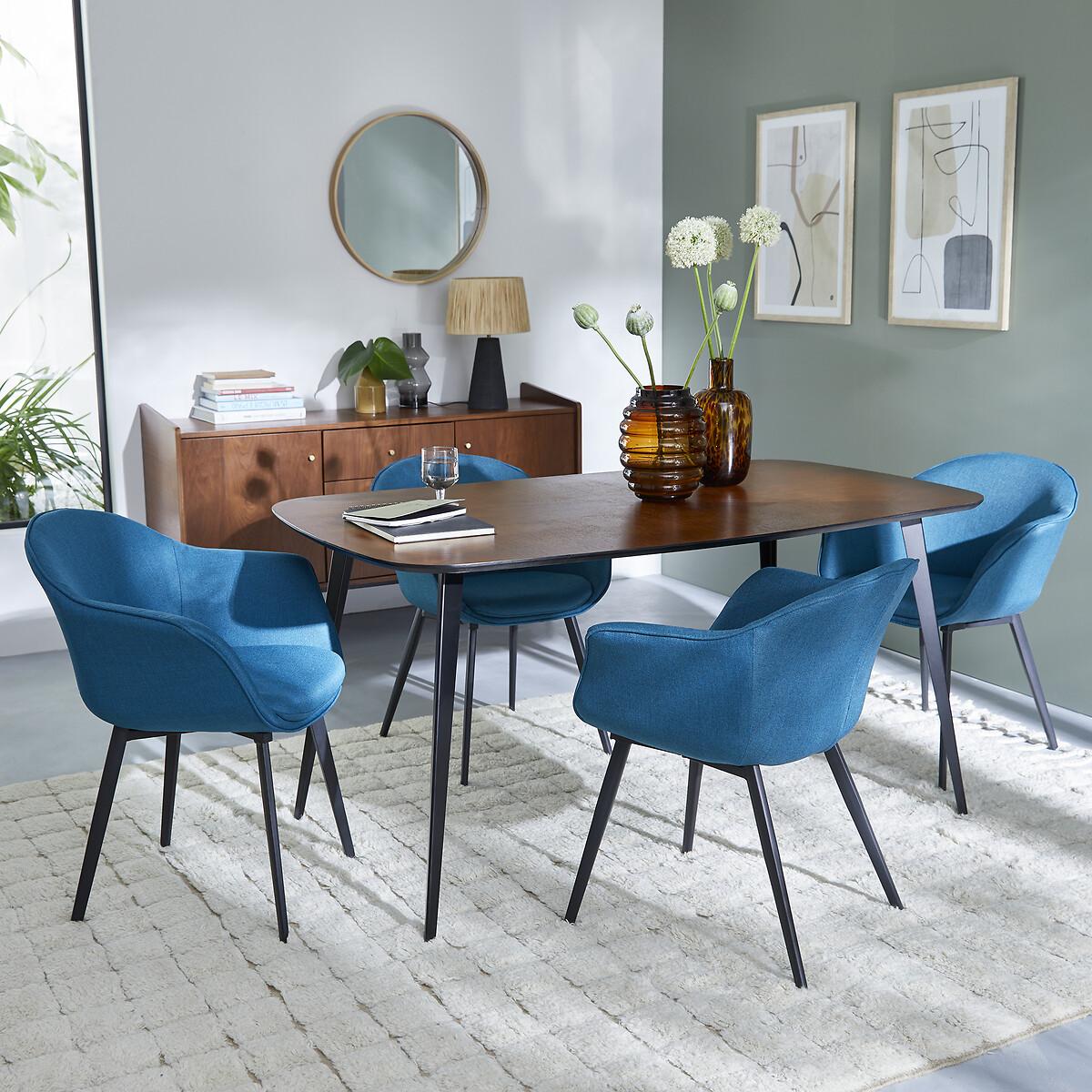 Vintage-Style Inlaid Dining Table, Seats 6. – image 7