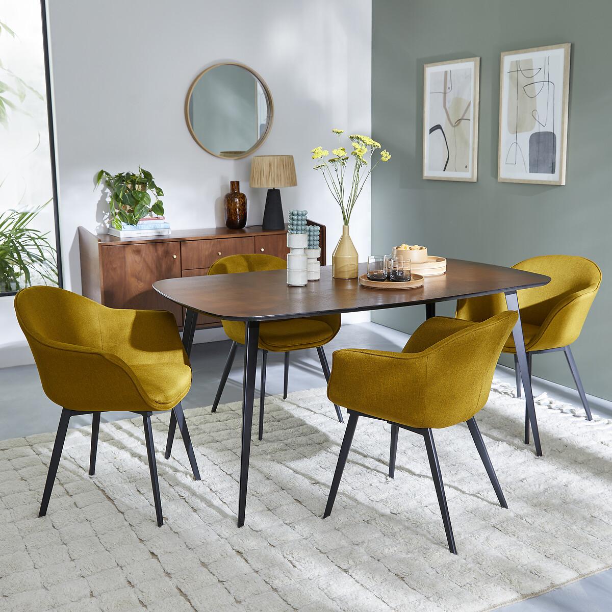 Vintage-Style Inlaid Dining Table, Seats 6. – image 8