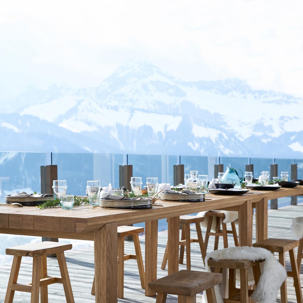 Torezia Solid Oak Table, by E. Gallina. – image 3