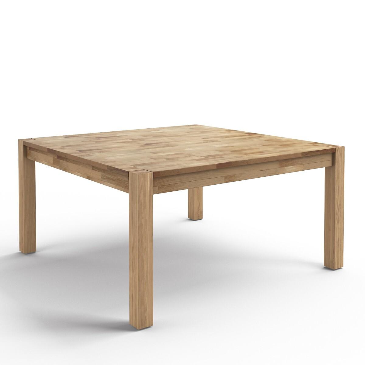 Adelita Square Oak Dining Table, Seats 8 – image 2