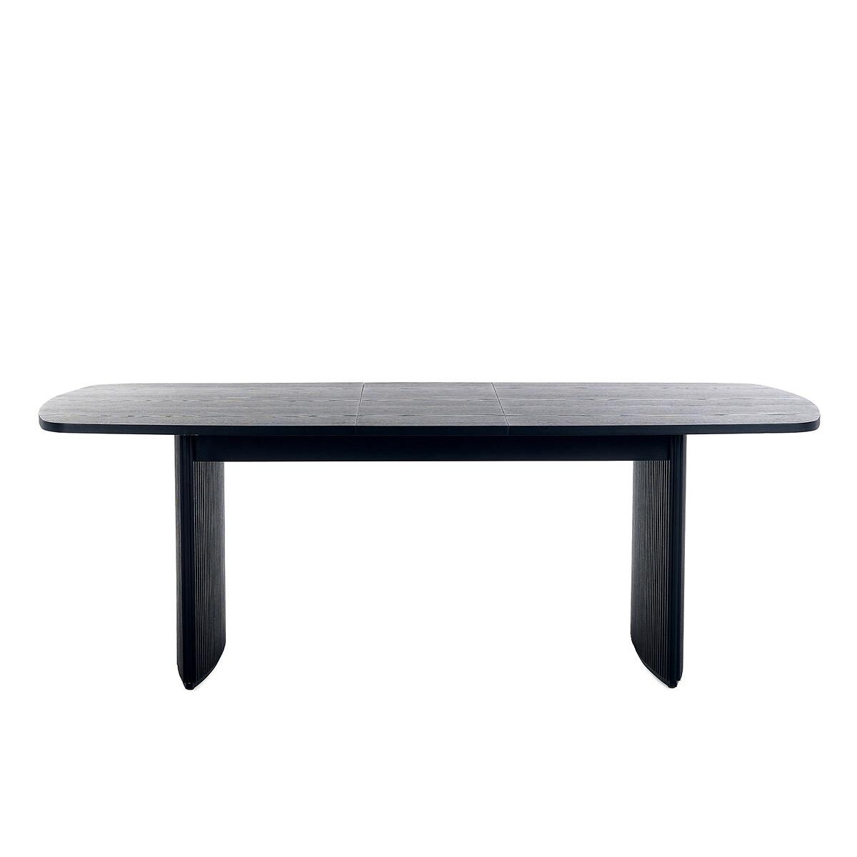 Lucien Fluted Wood Extending Dining Table – image 5