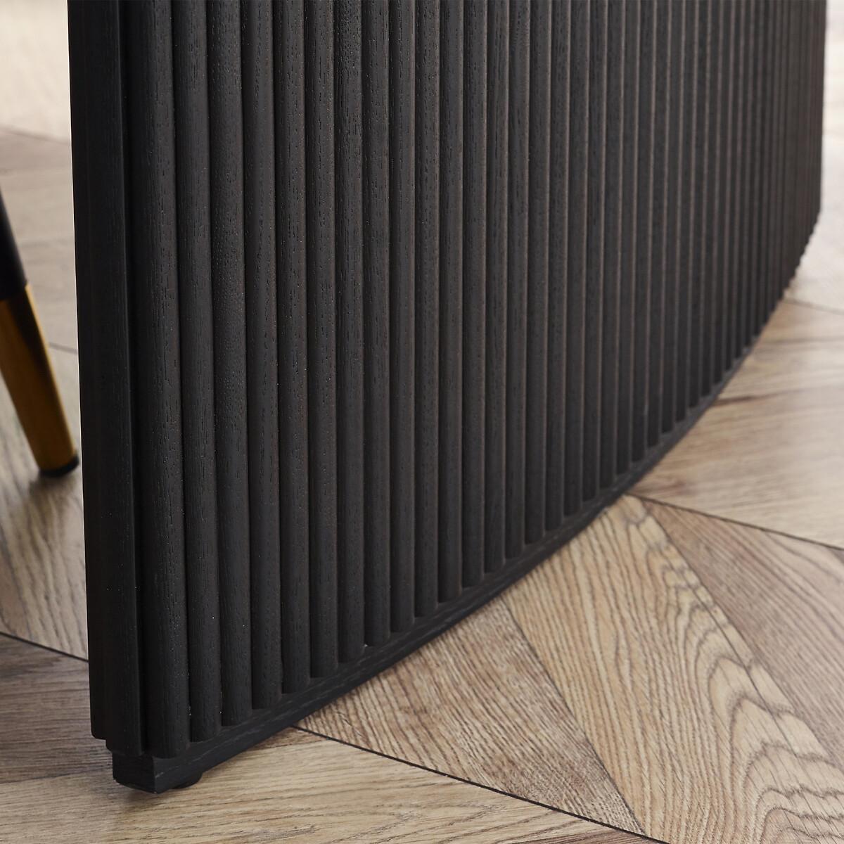 Lucien Fluted Wood Extending Dining Table – image 7