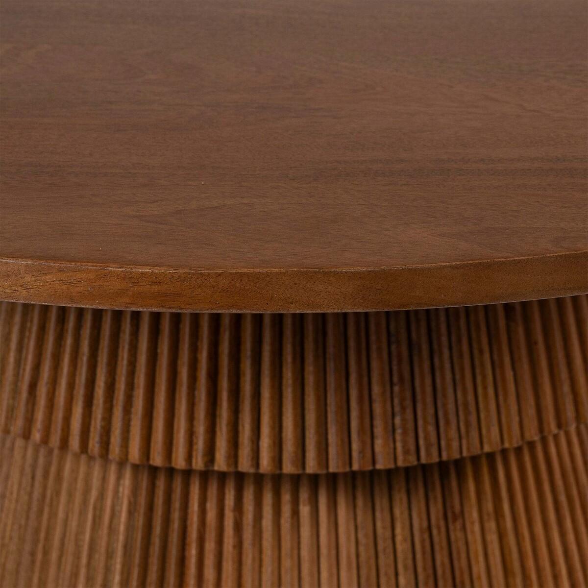 Huxley Mango Wood Round Fluted Dining Table (Seats 4) – image 5