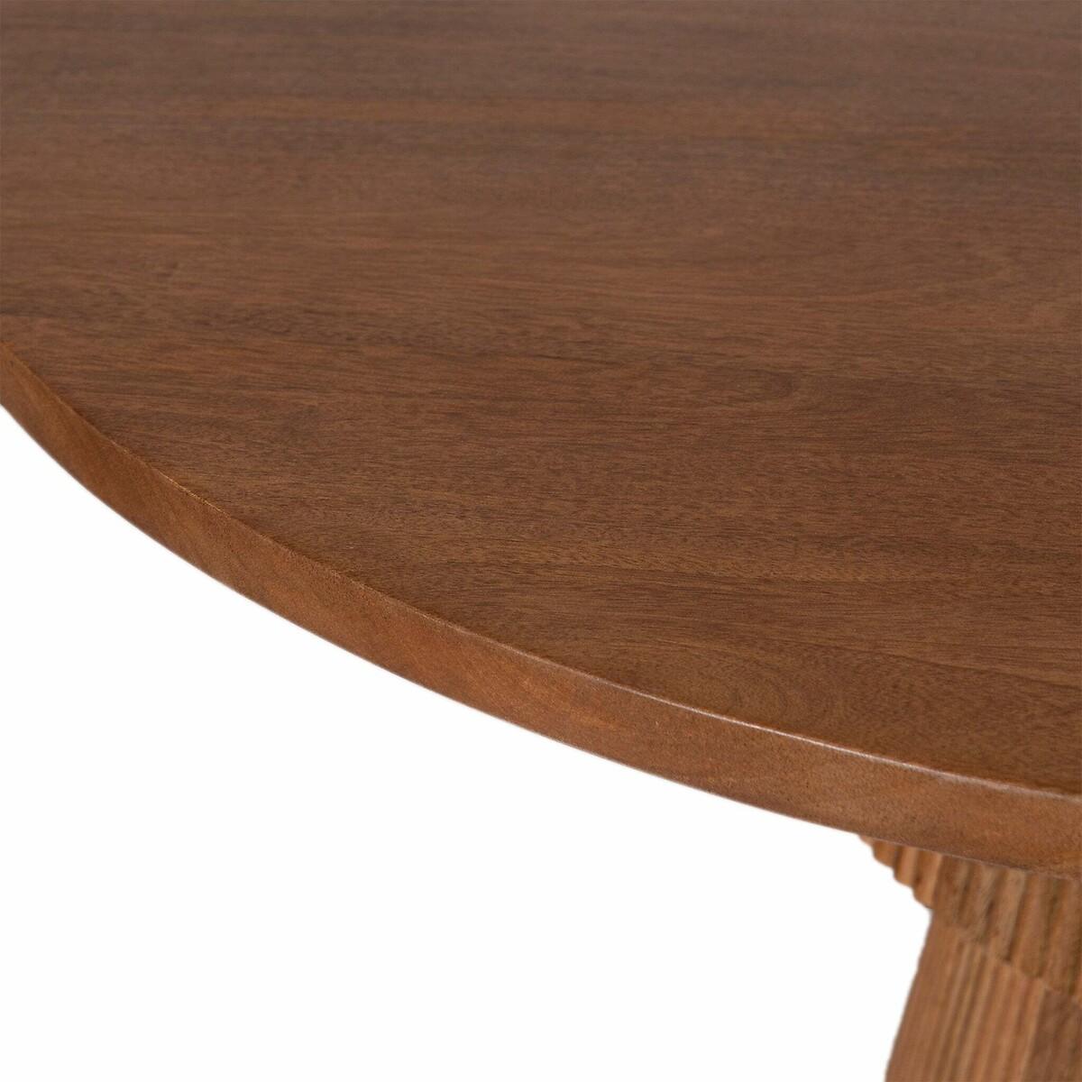 Huxley Mango Wood Round Fluted Dining Table (Seats 4) – image 6