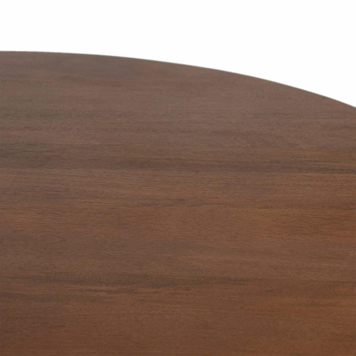 Huxley Mango Wood Round Fluted Dining Table (Seats 4) – image 7