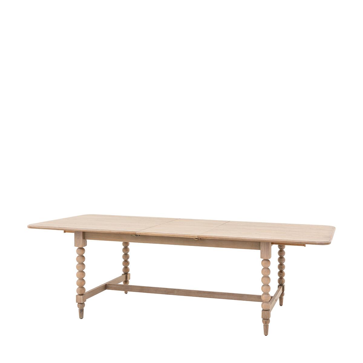 Ames Oak Extendable Dining Table with Pompom Legs (Seats 6-8) – image 3