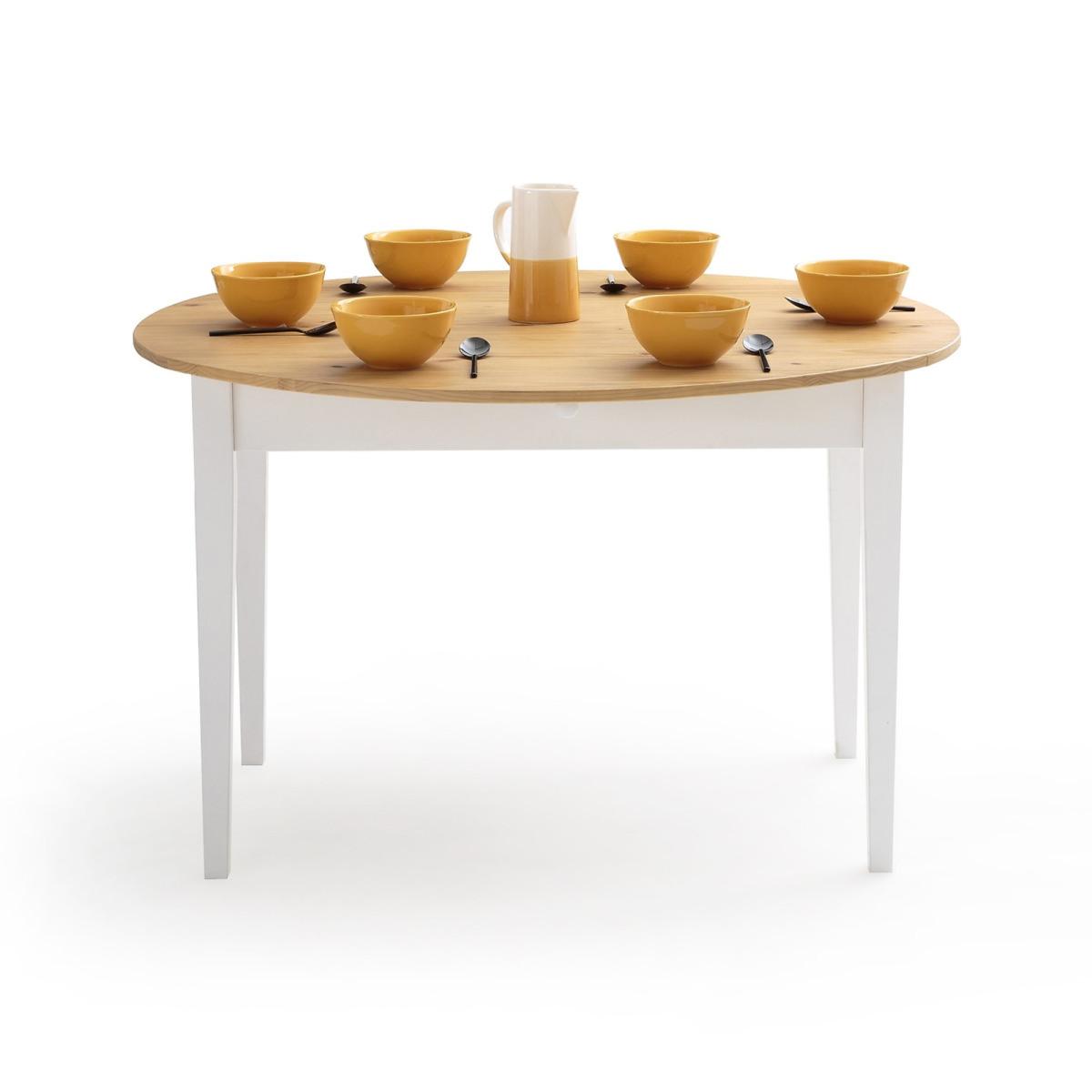 Alvina Round Dining Table with 2 Drawers (Seats 4-6) – image 5