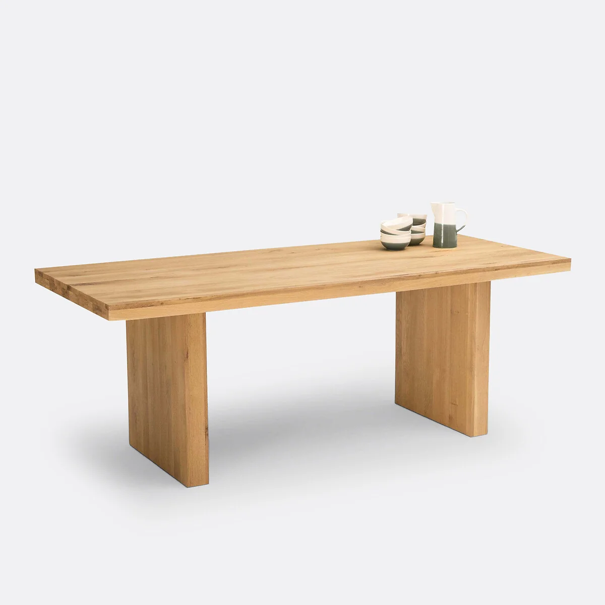 Vova 6-8 Seater Dining Table in Solid Oak – image 4