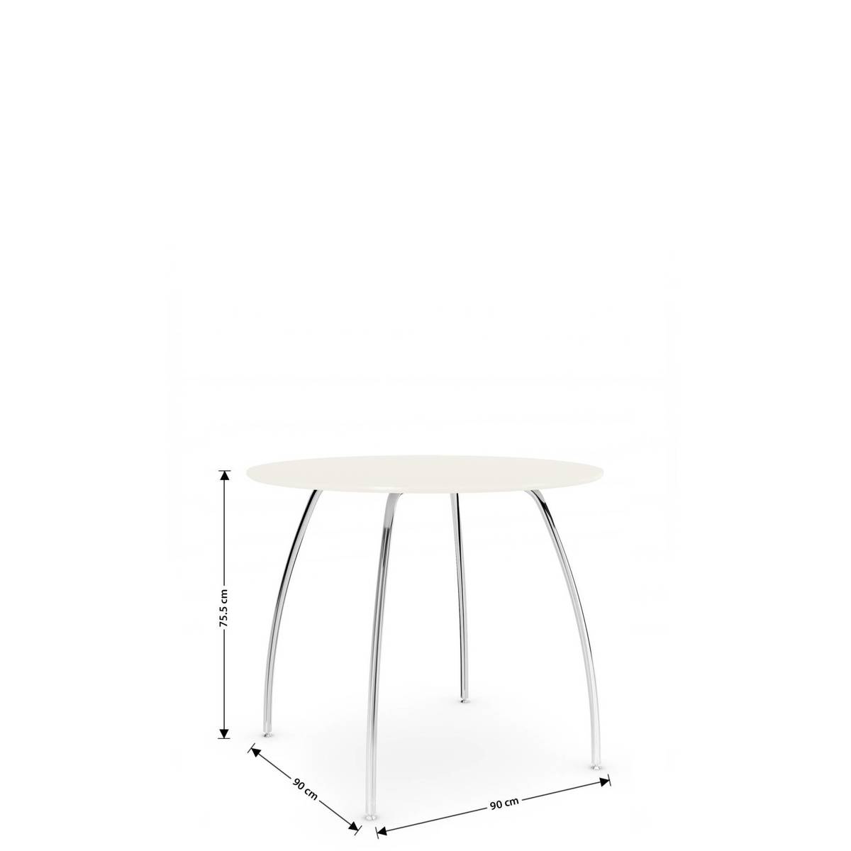 Brady Table White – image 2