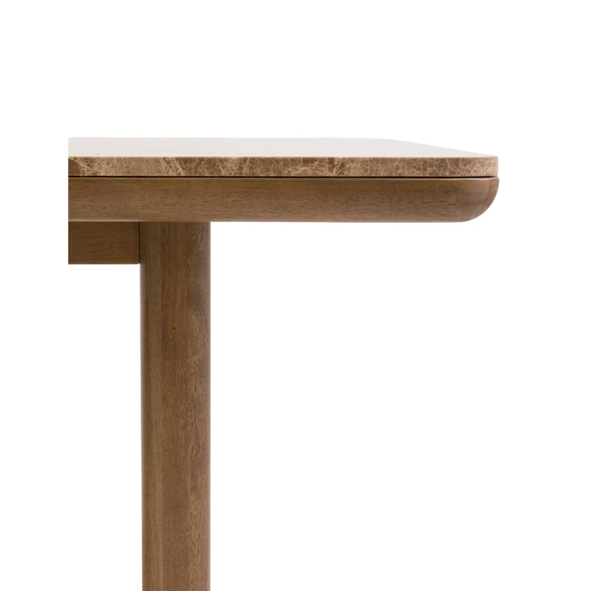 Gallery Direct Dempsey Marble Dining Table Brown Mix – image 8