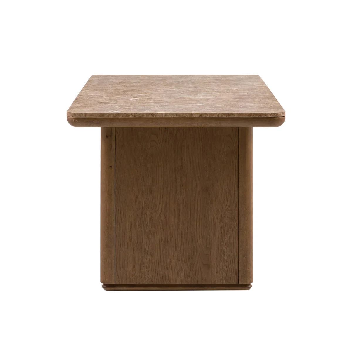 Gallery Direct Dempsey Marble Dining Table Brown Mix – image 9