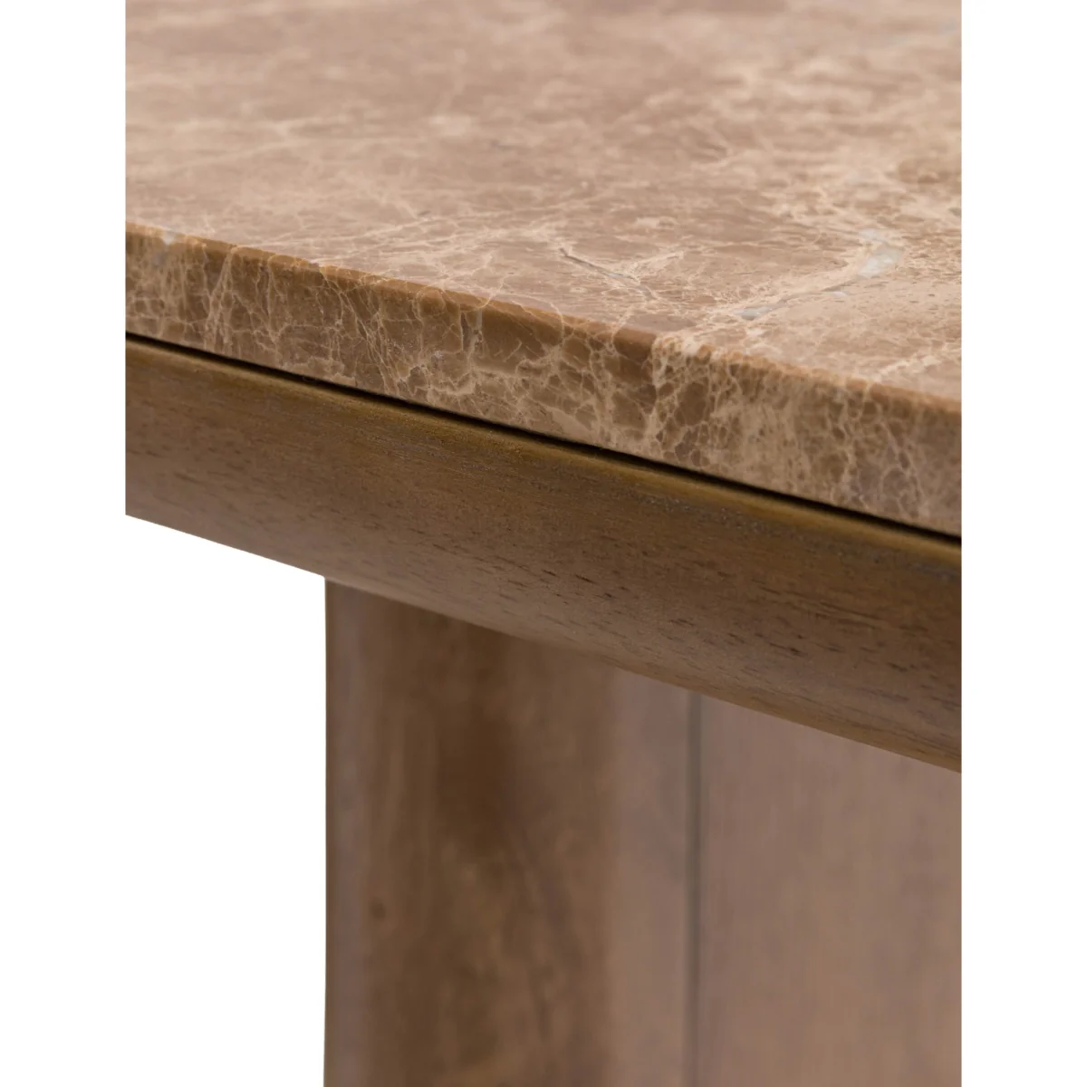 Gallery Direct Dempsey Marble Dining Table Brown Mix – image 10