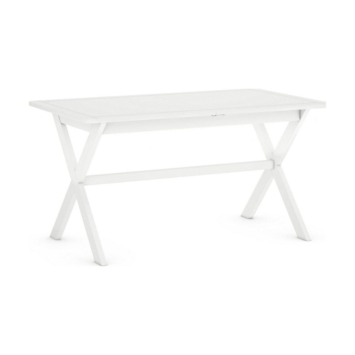 M&S Willow Extending Dining Table - 1SIZE - Soft White, Soft White – image 1